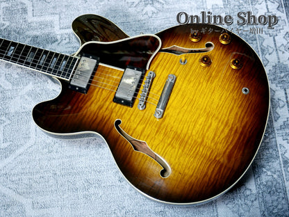 USED 1998 Gibson Custom Shop ES-335 Reissue "Ebony Fingerboard & Block Inlay" Vintage Sunburst