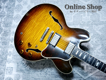 USED 1998 Gibson Custom Shop ES-335 Reissue "Ebony Fingerboard & Block Inlay" Vintage Sunburst