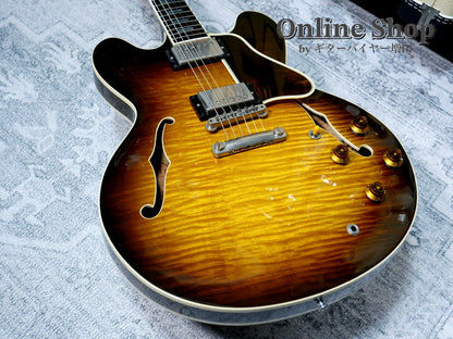 USED 1998 Gibson Custom Shop ES-335 Reissue "Ebony Fingerboard & Block Inlay" Vintage Sunburst