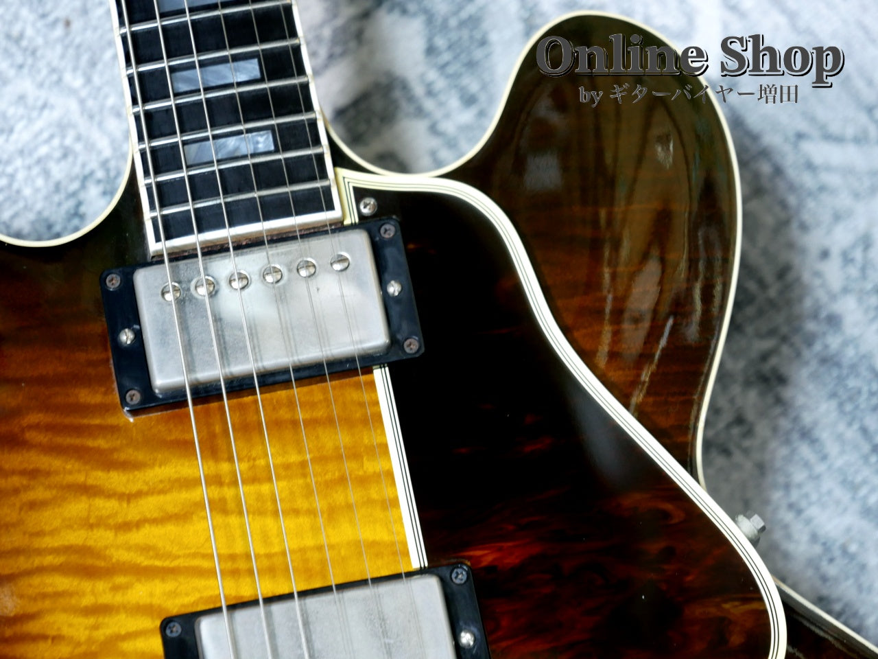 USED 1998 Gibson Custom Shop ES-335 Reissue "Ebony Fingerboard & Block Inlay" Vintage Sunburst