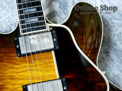 USED 1998 Gibson Custom Shop ES-335 Reissue "Ebony Fingerboard & Block Inlay" Vintage Sunburst
