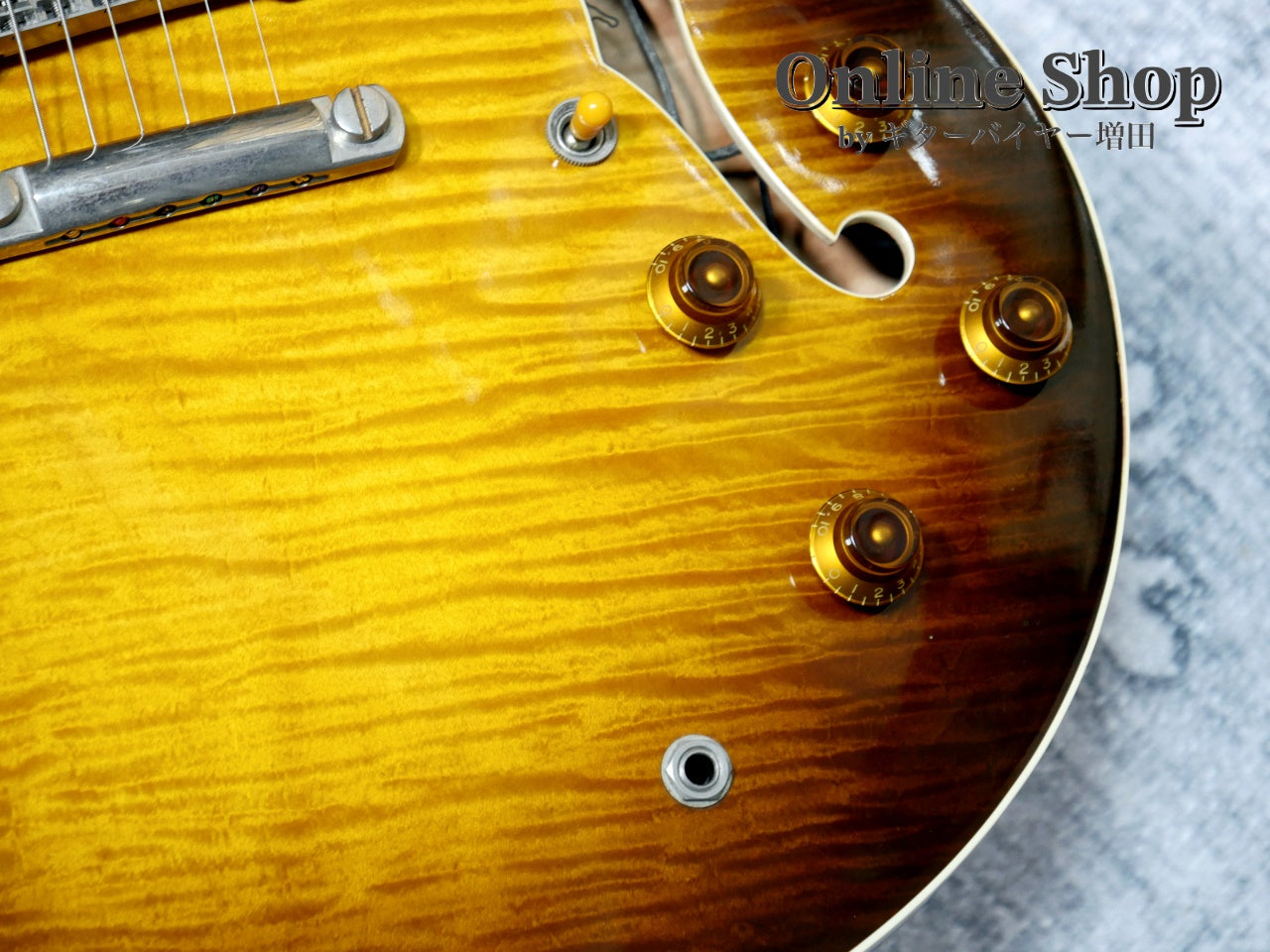 USED 1998 Gibson Custom Shop ES-335 Reissue "Ebony Fingerboard & Block Inlay" Vintage Sunburst