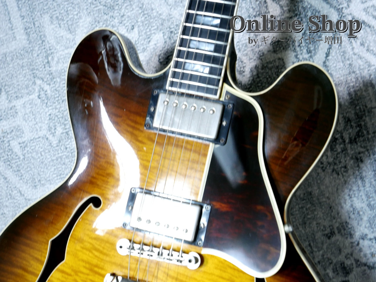 USED 1998 Gibson Custom Shop ES-335 Reissue "Ebony Fingerboard & Block Inlay" Vintage Sunburst