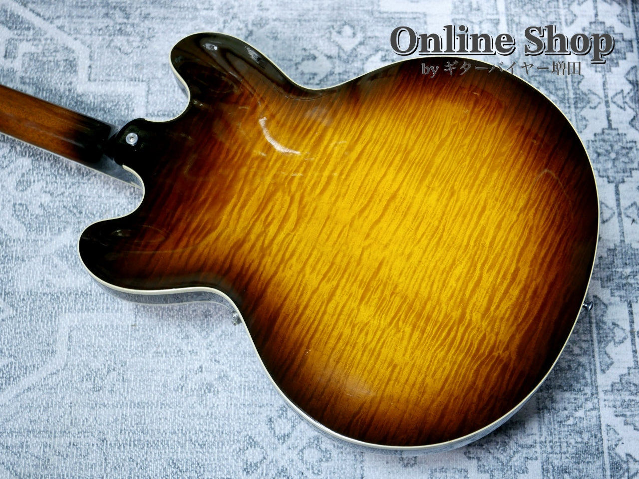 USED 1998 Gibson Custom Shop ES-335 Reissue "Ebony Fingerboard & Block Inlay" Vintage Sunburst