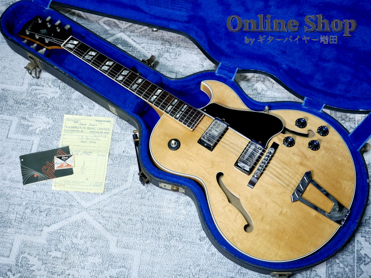 VINTAGE 1976 Gibson ES-175T Natural – ギターバイヤー増田の