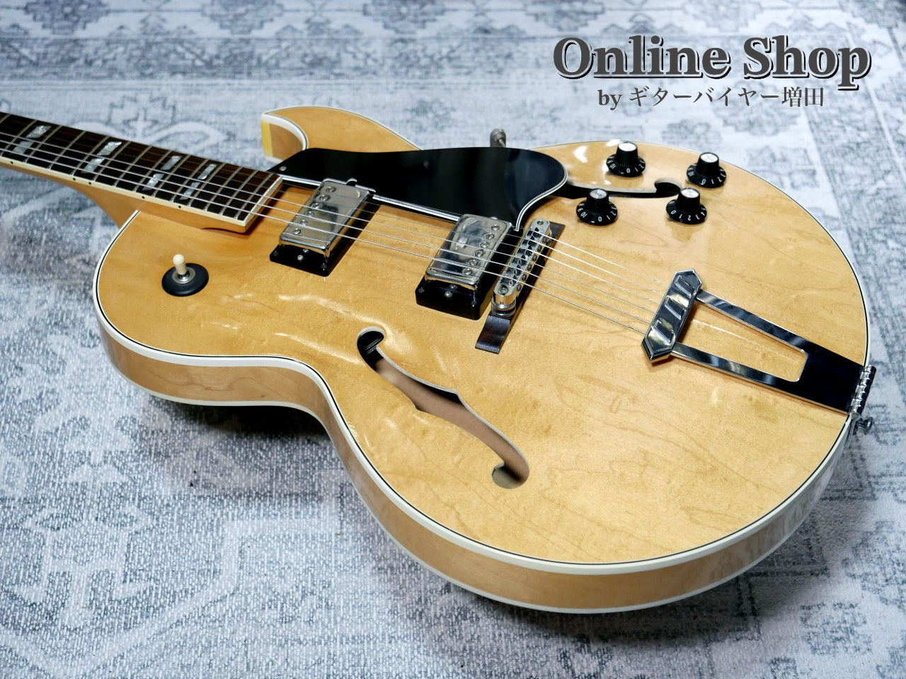 VINTAGE 1976 Gibson ES-175T Natural – ギターバイヤー増田の