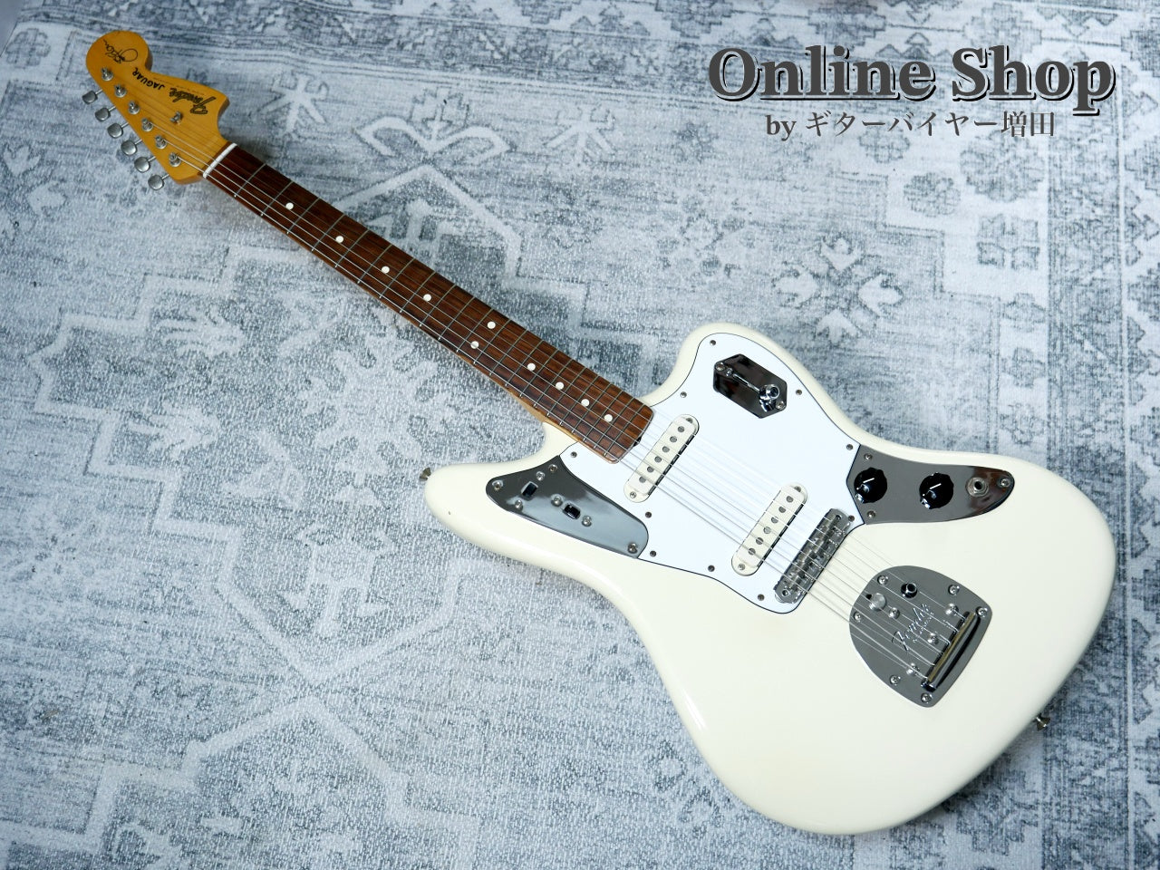 USED 2016s Fender Johnny Marr Jaguar Olympic White