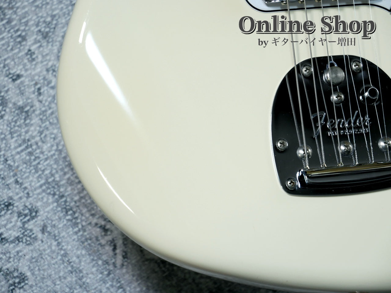USED 2016s Fender Johnny Marr Jaguar Olympic White