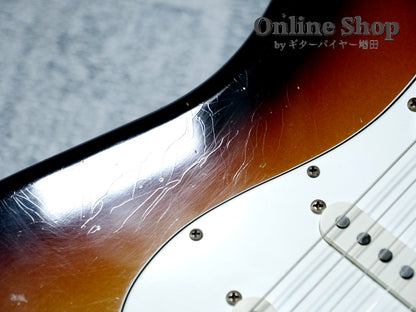 USED 2019 Fender Custom Shop LIMITED EDITION 1969 Stratocaster Journeyman Relic Faded Aged 3-Color Sunburst