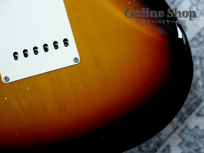 USED 2019 Fender Custom Shop LIMITED EDITION 1969 Stratocaster Journeyman Relic Faded Aged 3-Color Sunburst