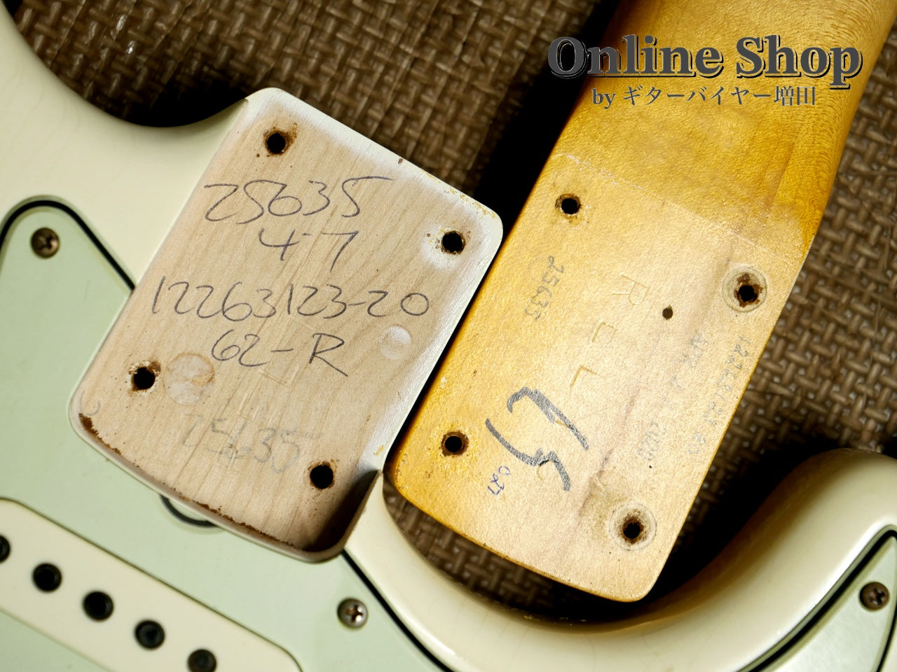 USED 2020 Fender Custom Shop LIMITED EDITION '62/'63 Stratocaster Journeyman Relic Aged Olympic White