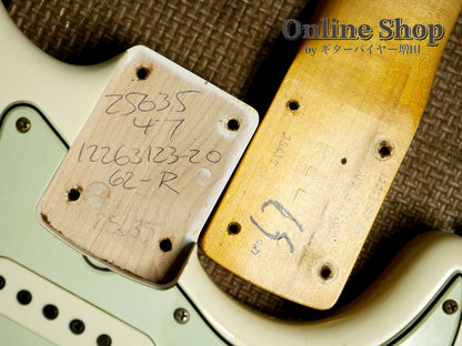 USED 2020 Fender Custom Shop LIMITED EDITION '62/'63 Stratocaster Journeyman Relic Aged Olympic White