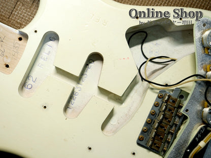 USED 2020 Fender Custom Shop LIMITED EDITION '62/'63 Stratocaster Journeyman Relic Aged Olympic White