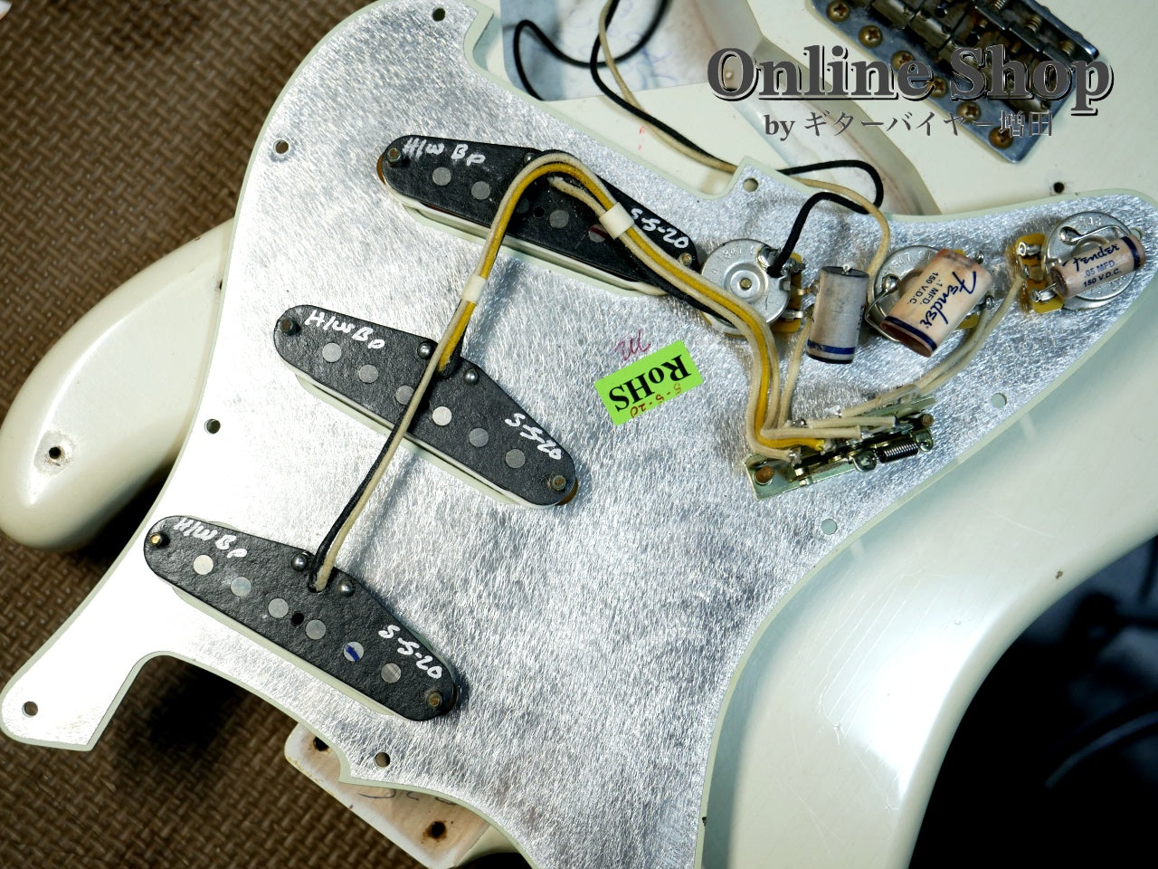 USED 2020 Fender Custom Shop LIMITED EDITION '62/'63 Stratocaster Journeyman Relic Aged Olympic White
