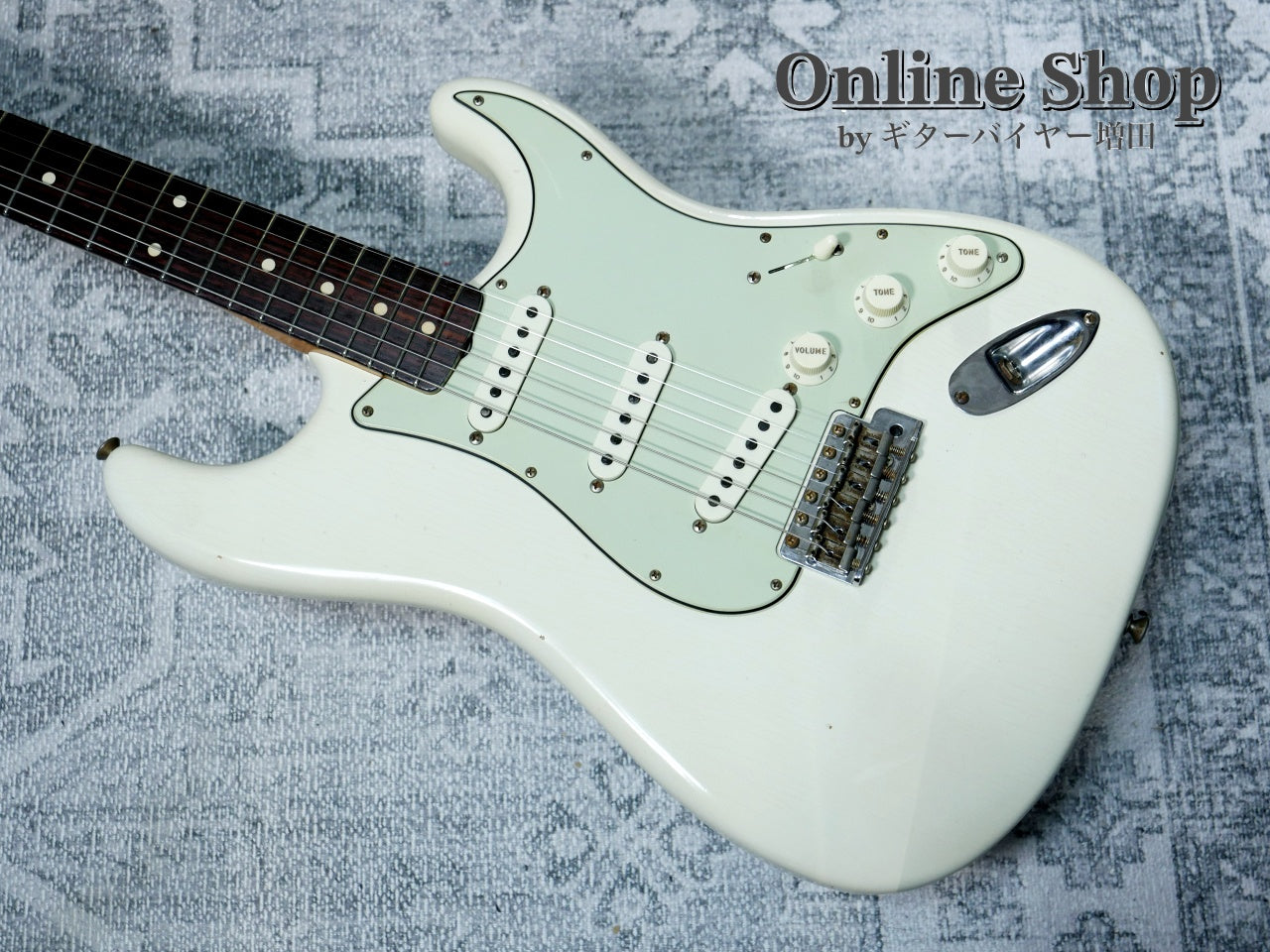 USED 2020 Fender Custom Shop LIMITED EDITION '62/'63 Stratocaster Journeyman Relic Aged Olympic White