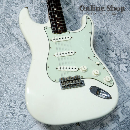 USED 2020 Fender Custom Shop LIMITED EDITION '62/'63 Stratocaster Journeyman Relic Aged Olympic White