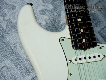 USED 2020 Fender Custom Shop LIMITED EDITION '62/'63 Stratocaster Journeyman Relic Aged Olympic White