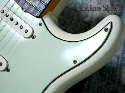 USED 2020 Fender Custom Shop LIMITED EDITION '62/'63 Stratocaster Journeyman Relic Aged Olympic White