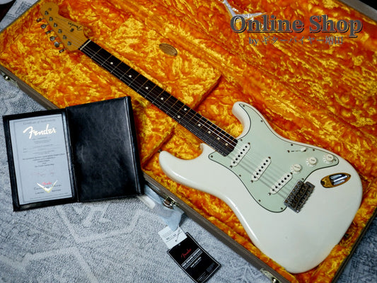USED 2020 Fender Custom Shop LIMITED EDITION '62/'63 Stratocaster Journeyman Relic Aged Olympic White