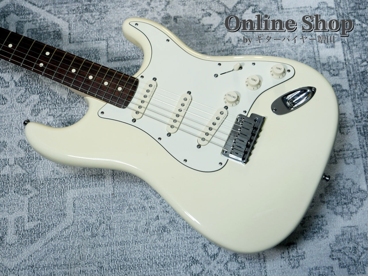 USED 2011 Fender Jeff Beck Stratocaster Olympic White