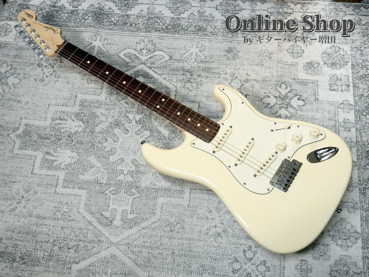 USED 2011 Fender Jeff Beck Stratocaster Olympic White
