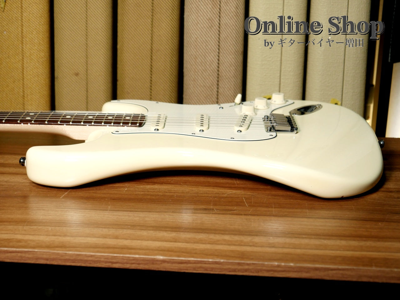 USED 2011 Fender Jeff Beck Stratocaster Olympic White
