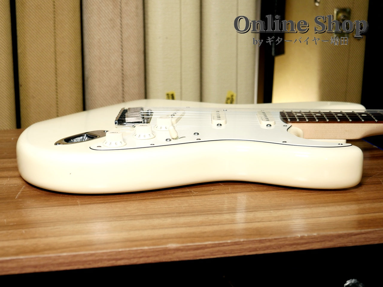 USED 2011 Fender Jeff Beck Stratocaster Olympic White