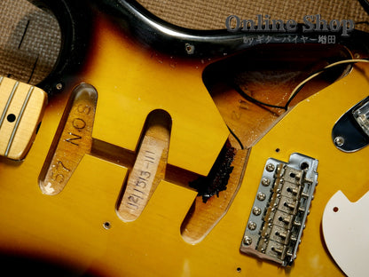 USED 2013 Fender Custom Shop TBC 1957 Stratocaster NOS 2-Color Sunburst
