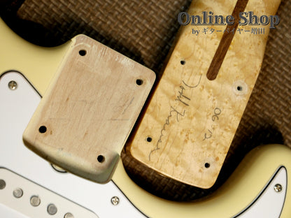 USED 2012 Fender Custom Shop MBS "Todd Krause" Custom Stratocaster "Reverse Head & Birdseye Neck" NOS Aged Olympic White