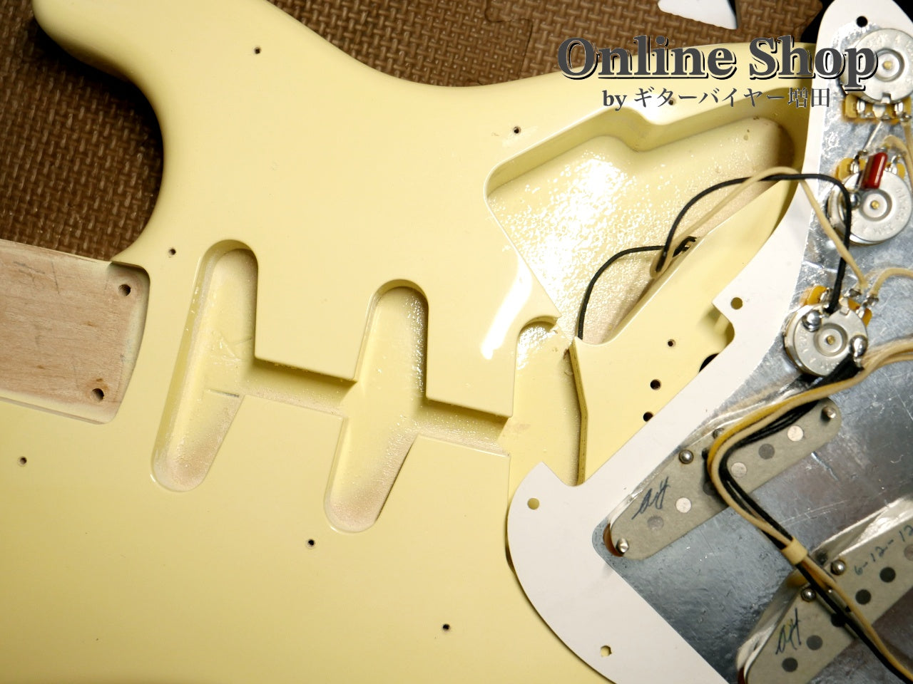 USED 2012 Fender Custom Shop MBS "Todd Krause" Custom Stratocaster "Reverse Head & Birdseye Neck" NOS Aged Olympic White
