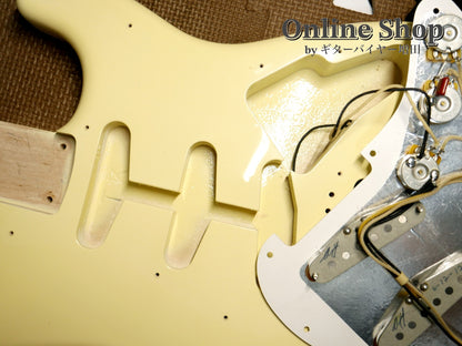 USED 2012 Fender Custom Shop MBS "Todd Krause" Custom Stratocaster "Reverse Head & Birdseye Neck" NOS Aged Olympic White