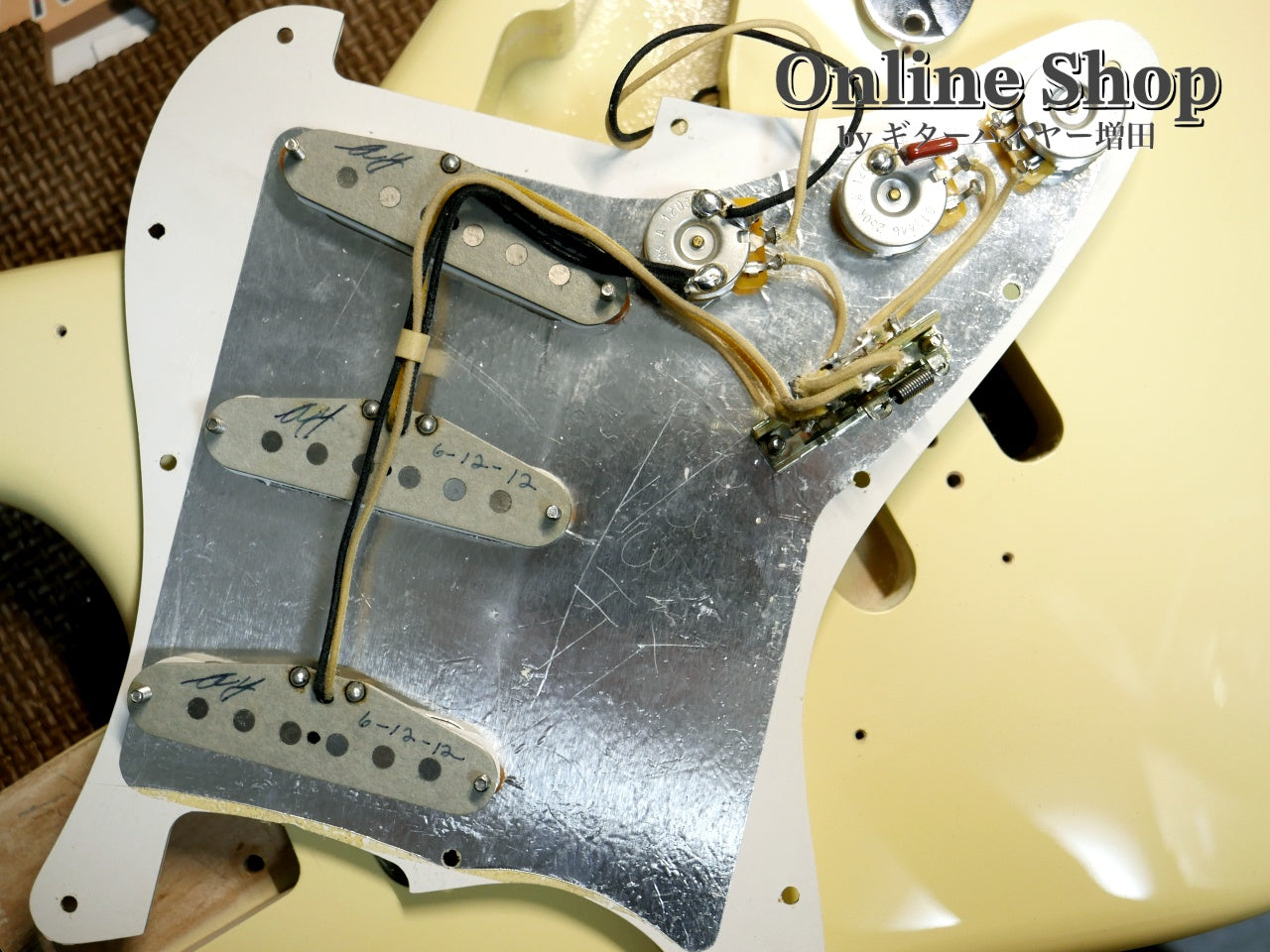 USED 2012 Fender Custom Shop MBS "Todd Krause" Custom Stratocaster "Reverse Head & Birdseye Neck" NOS Aged Olympic White