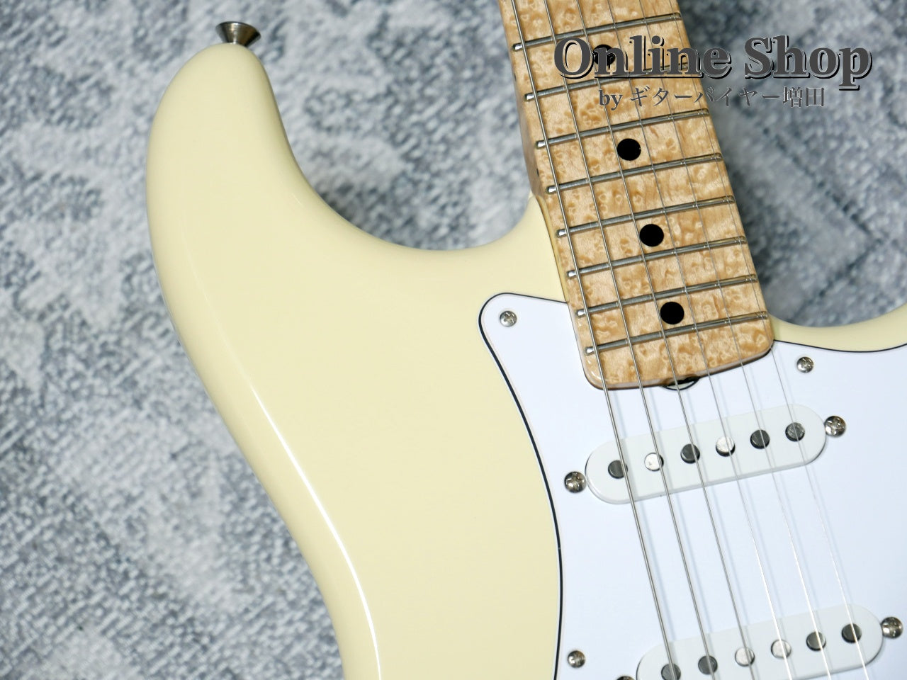 USED 2012 Fender Custom Shop MBS "Todd Krause" Custom Stratocaster "Reverse Head & Birdseye Neck" NOS Aged Olympic White