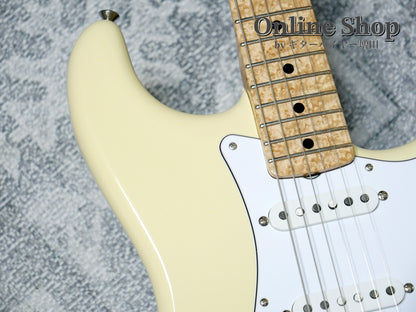 USED 2012 Fender Custom Shop MBS "Todd Krause" Custom Stratocaster "Reverse Head & Birdseye Neck" NOS Aged Olympic White