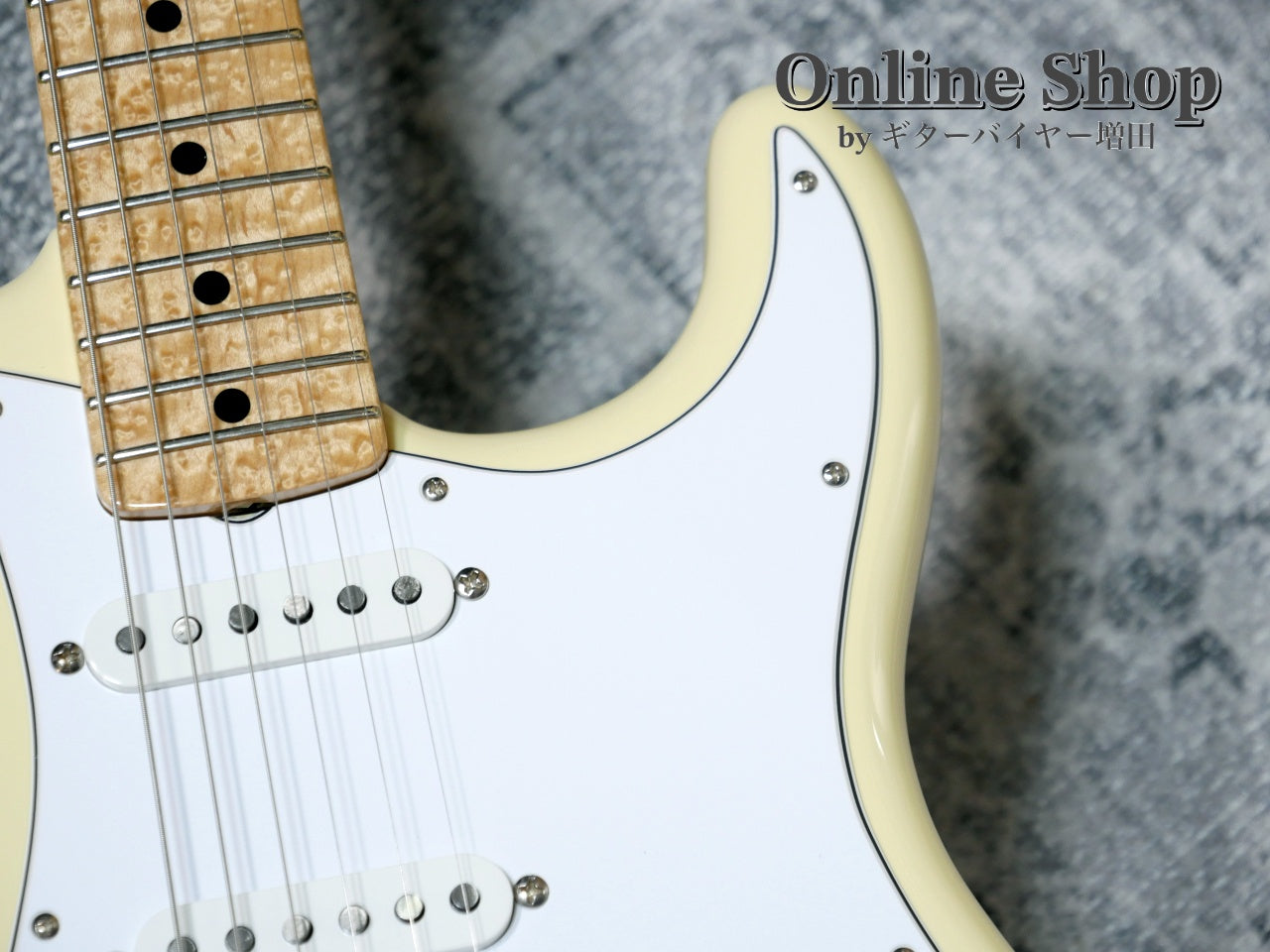 USED 2012 Fender Custom Shop MBS "Todd Krause" Custom Stratocaster "Reverse Head & Birdseye Neck" NOS Aged Olympic White