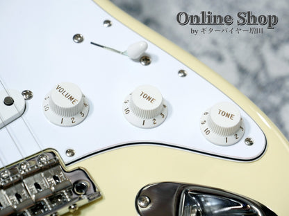 USED 2012 Fender Custom Shop MBS "Todd Krause" Custom Stratocaster "Reverse Head & Birdseye Neck" NOS Aged Olympic White