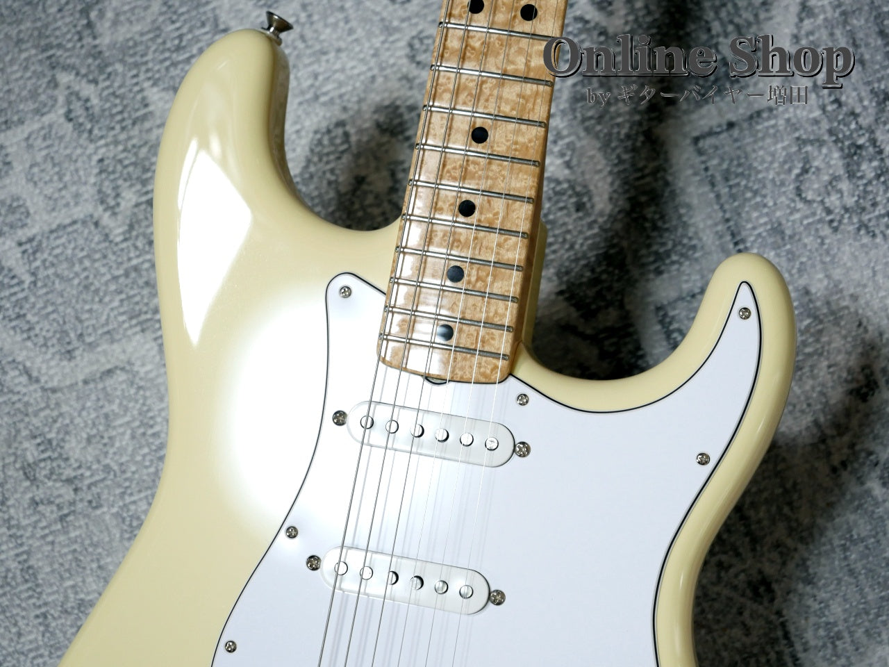 USED 2012 Fender Custom Shop MBS "Todd Krause" Custom Stratocaster "Reverse Head & Birdseye Neck" NOS Aged Olympic White