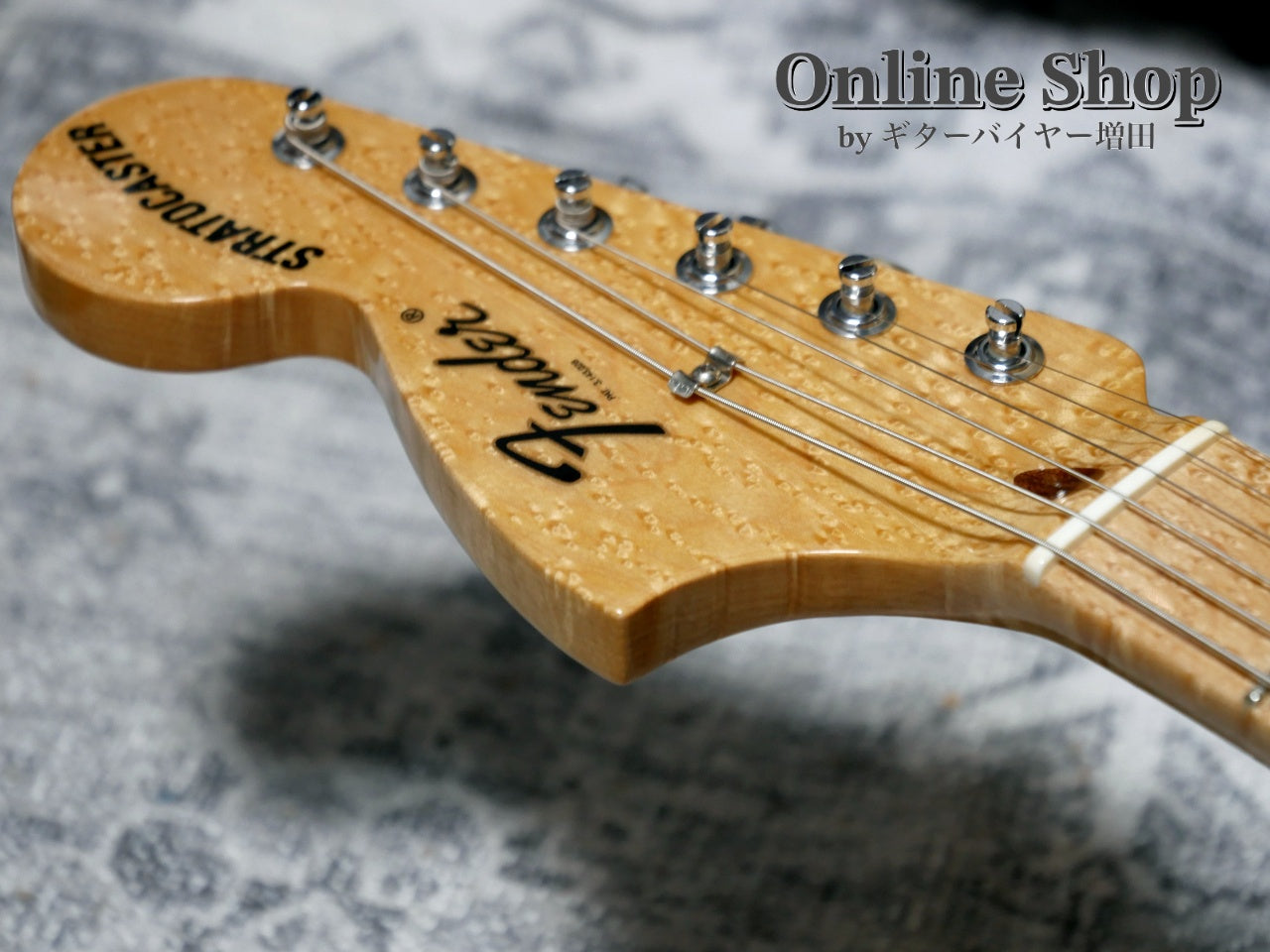 USED 2012 Fender Custom Shop MBS "Todd Krause" Custom Stratocaster "Reverse Head & Birdseye Neck" NOS Aged Olympic White