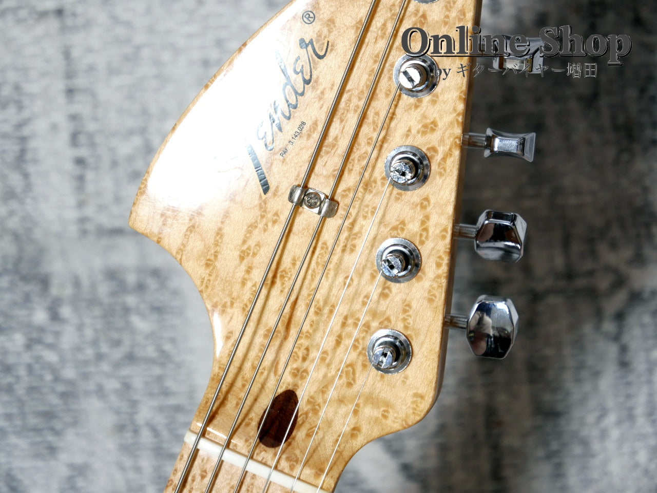 USED 2012 Fender Custom Shop MBS "Todd Krause" Custom Stratocaster "Reverse Head & Birdseye Neck" NOS Aged Olympic White