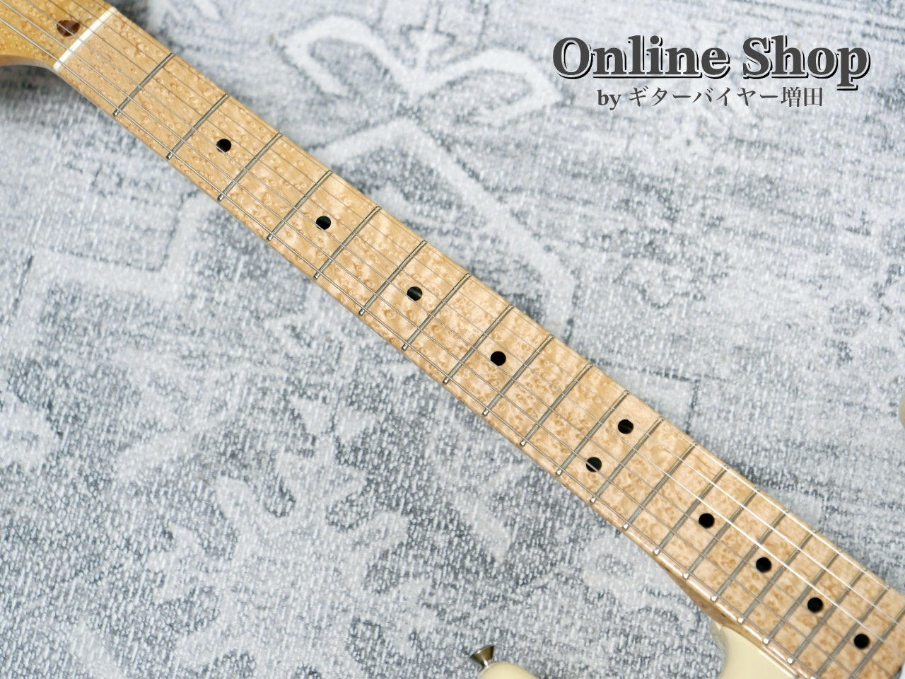 USED 2012 Fender Custom Shop MBS "Todd Krause" Custom Stratocaster "Reverse Head & Birdseye Neck" NOS Aged Olympic White