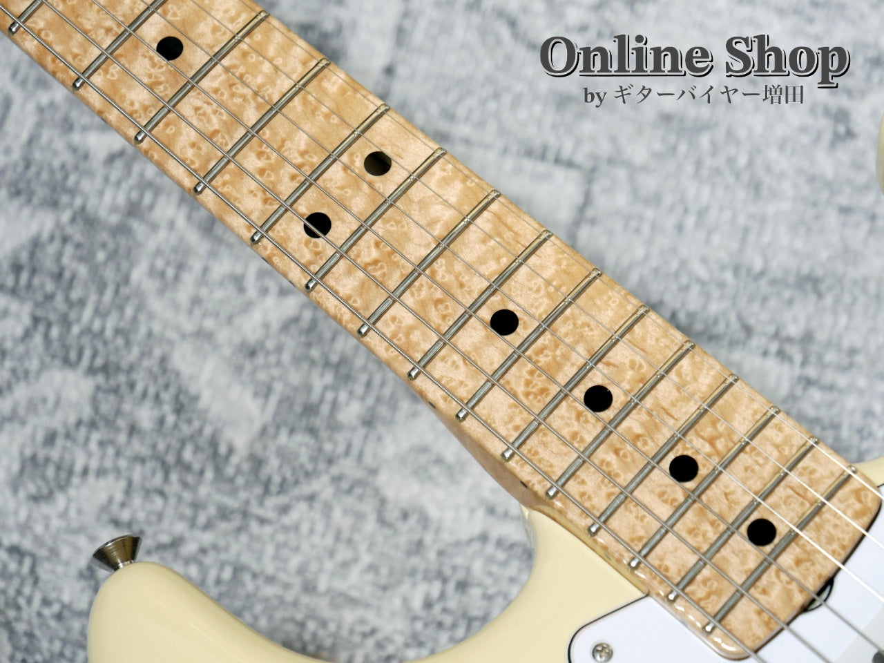 USED 2012 Fender Custom Shop MBS "Todd Krause" Custom Stratocaster "Reverse Head & Birdseye Neck" NOS Aged Olympic White