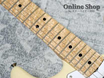 USED 2012 Fender Custom Shop MBS "Todd Krause" Custom Stratocaster "Reverse Head & Birdseye Neck" NOS Aged Olympic White