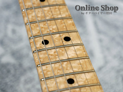 USED 2012 Fender Custom Shop MBS "Todd Krause" Custom Stratocaster "Reverse Head & Birdseye Neck" NOS Aged Olympic White