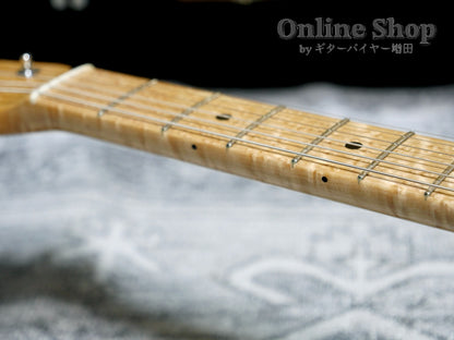 USED 2012 Fender Custom Shop MBS "Todd Krause" Custom Stratocaster "Reverse Head & Birdseye Neck" NOS Aged Olympic White