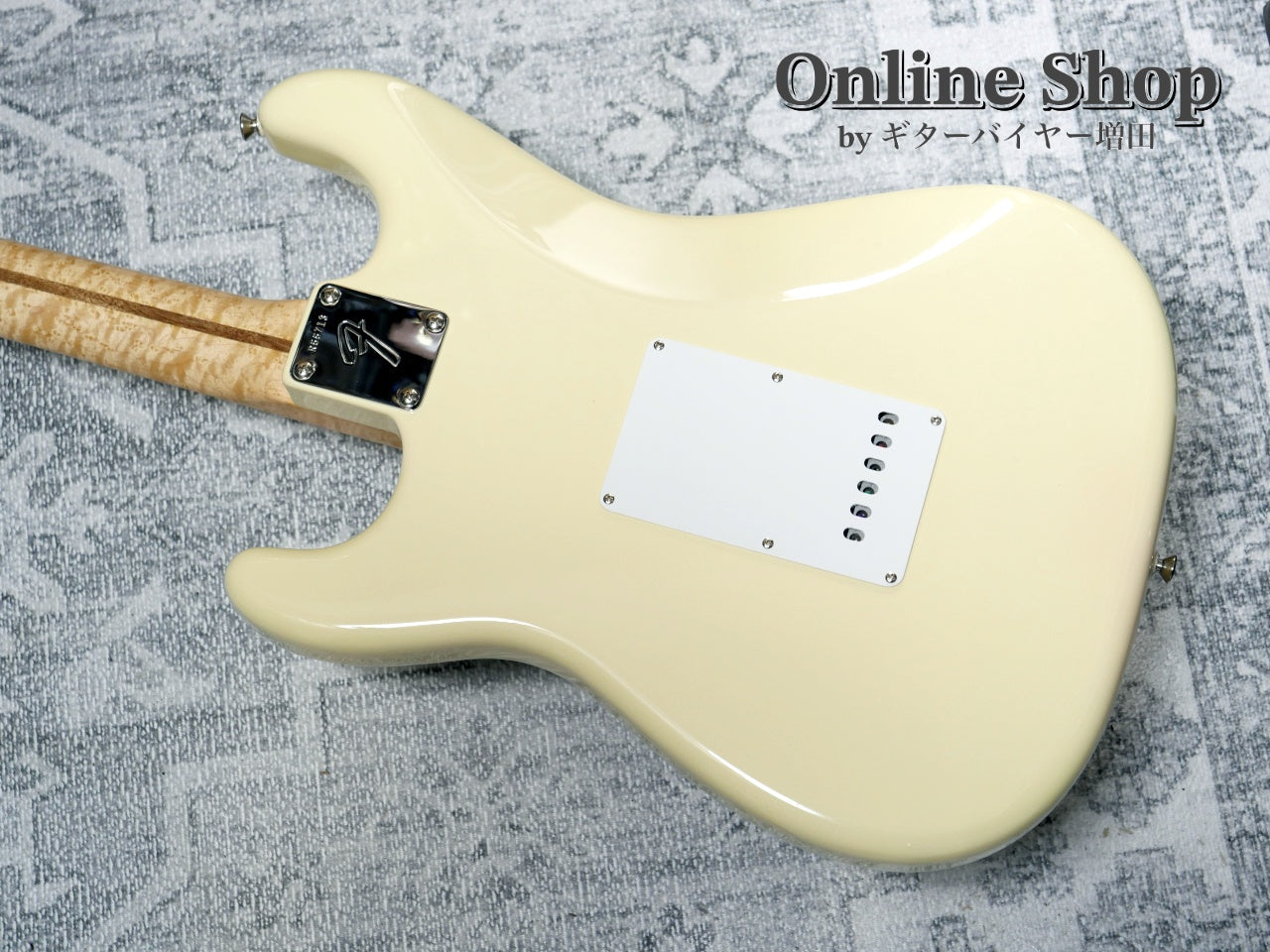 USED 2012 Fender Custom Shop MBS "Todd Krause" Custom Stratocaster "Reverse Head & Birdseye Neck" NOS Aged Olympic White