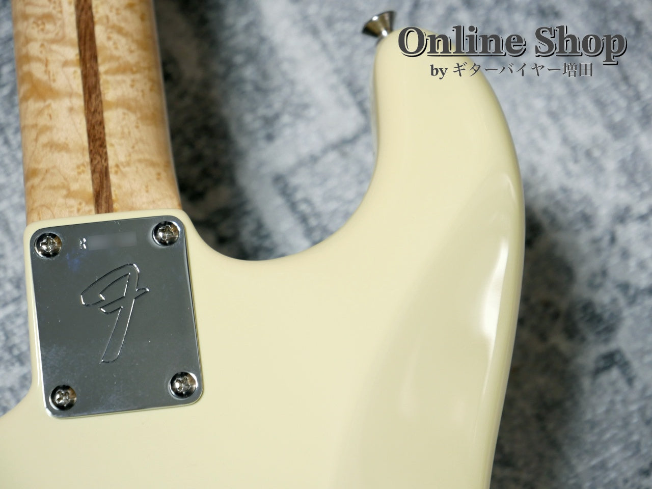 USED 2012 Fender Custom Shop MBS "Todd Krause" Custom Stratocaster "Reverse Head & Birdseye Neck" NOS Aged Olympic White