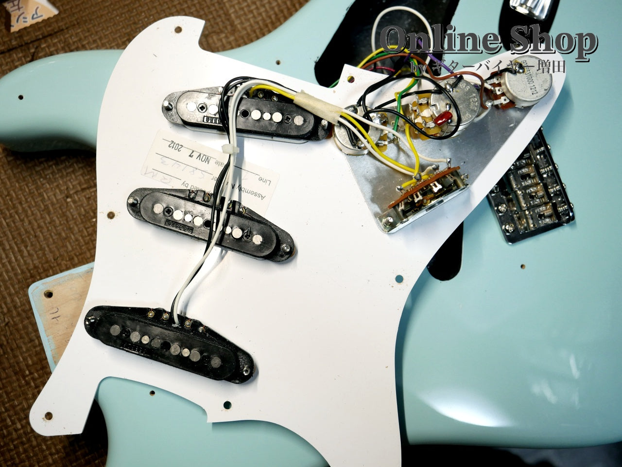 USED 2012 Fender Custom Shop LIMITED EDITON Eric Clapton Stratocaster Daphne Blue