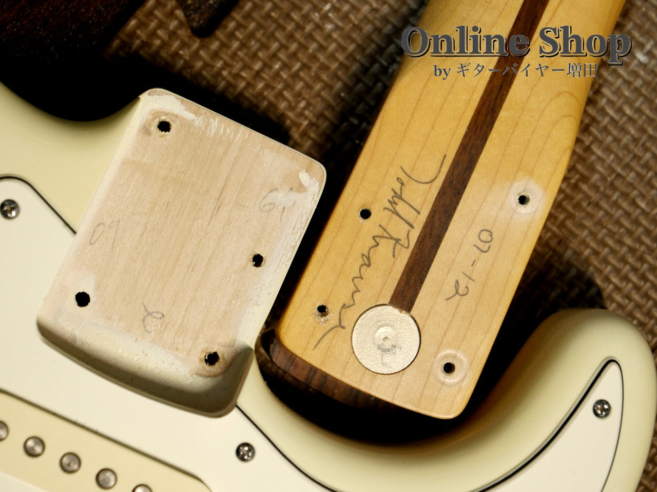 USED 2012 Fender Custom Shop MBS "Todd Krause" Custom Stratocaster "JB Spec" NOS Aged Vintage White
