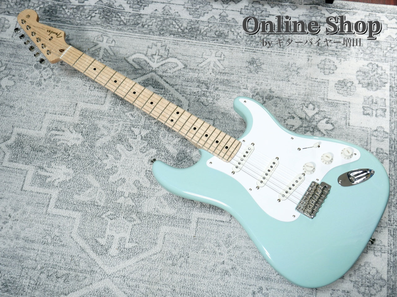 USED 2012 Fender Custom Shop LIMITED EDITON Eric Clapton Stratocaster Daphne Blue