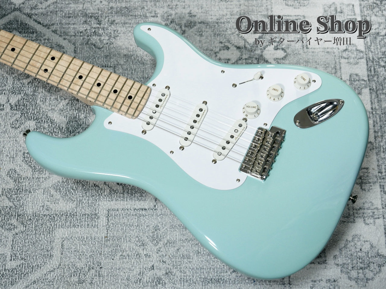 USED 2012 Fender Custom Shop LIMITED EDITON Eric Clapton Stratocaster Daphne Blue
